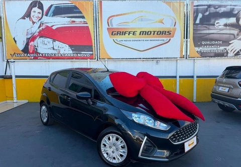 Ford Fiesta SE 1.6 16V Flex 5p 2019 Preto — foto 1 de 3