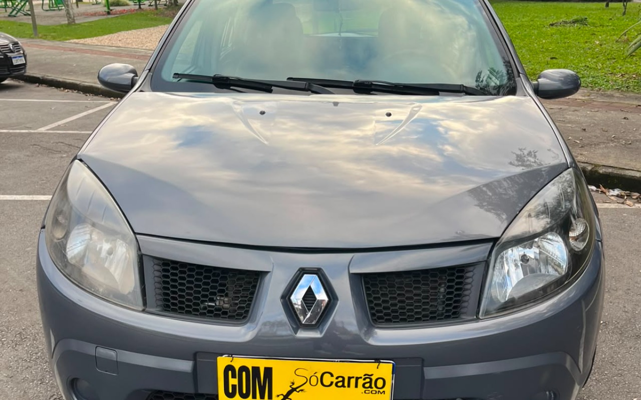 Renault Sandero 2009 Cinza — foto 1 de 3