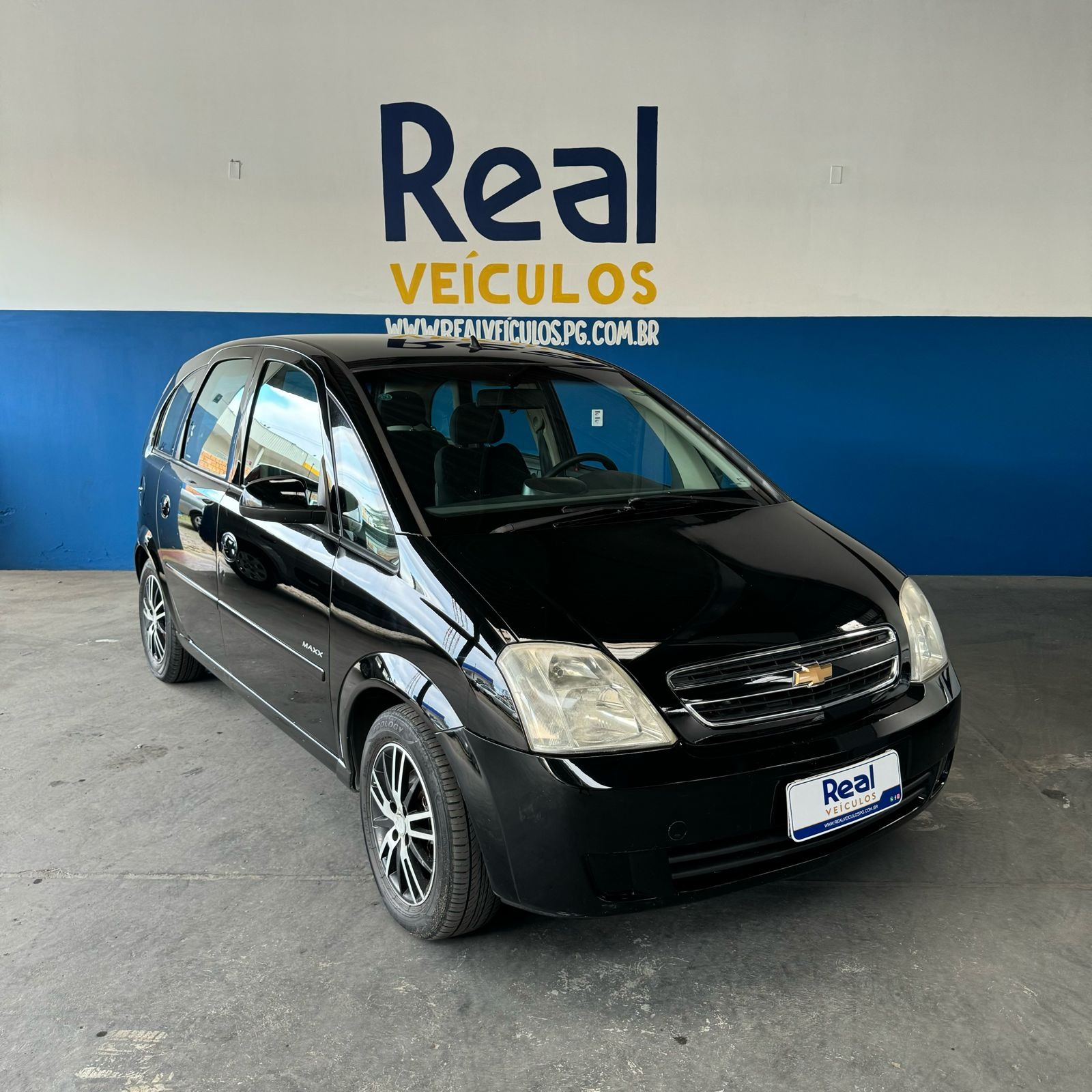 Chevrolet Meriva Maxx 1.4 MPFI 8V ECONOFLEX 5p na cor Preto em Ponta Grossa / PR - 26165