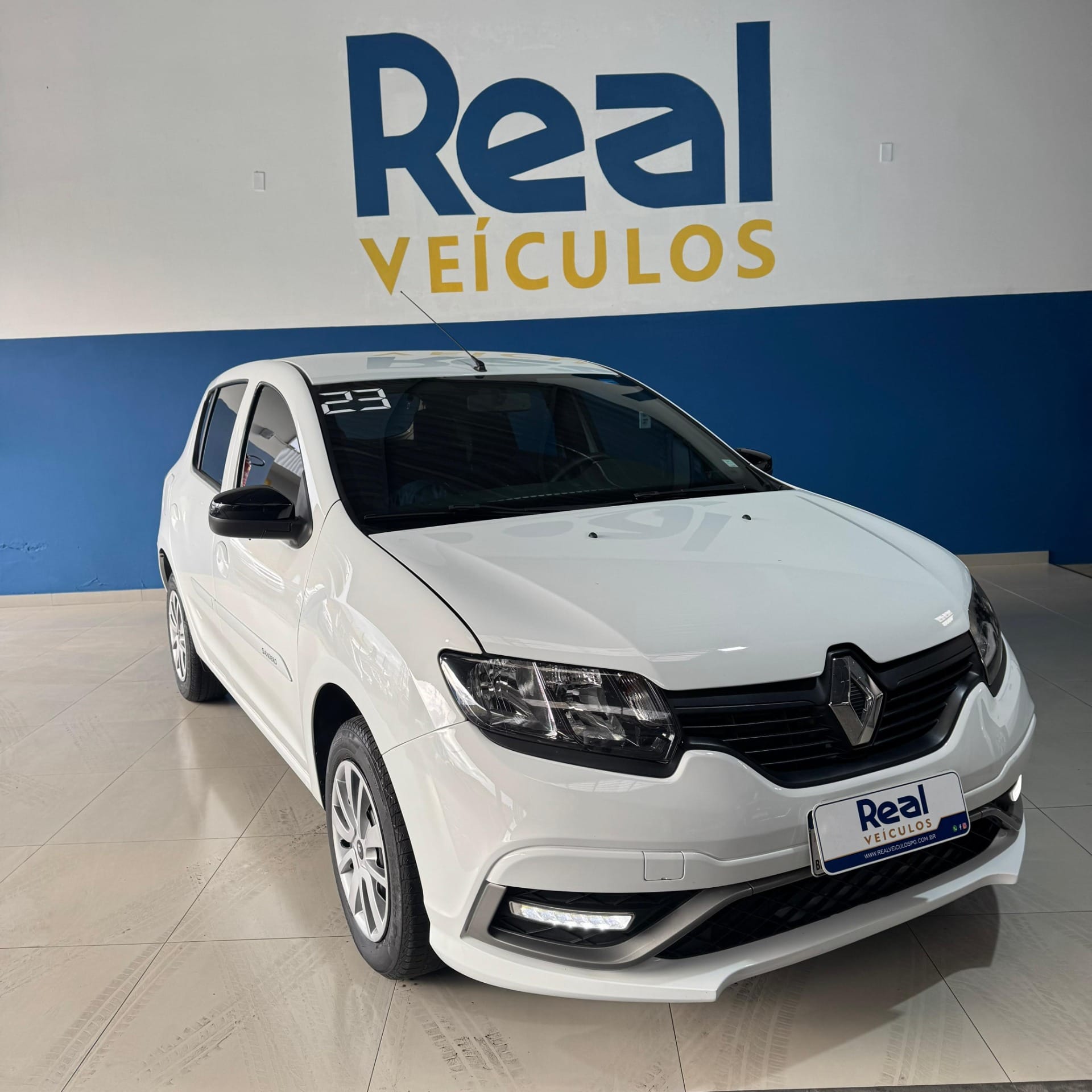 Renault Sandero S Edition Flex 1.0 12V 5p Mec. na cor Branco em Ponta Grossa / PR - 26167