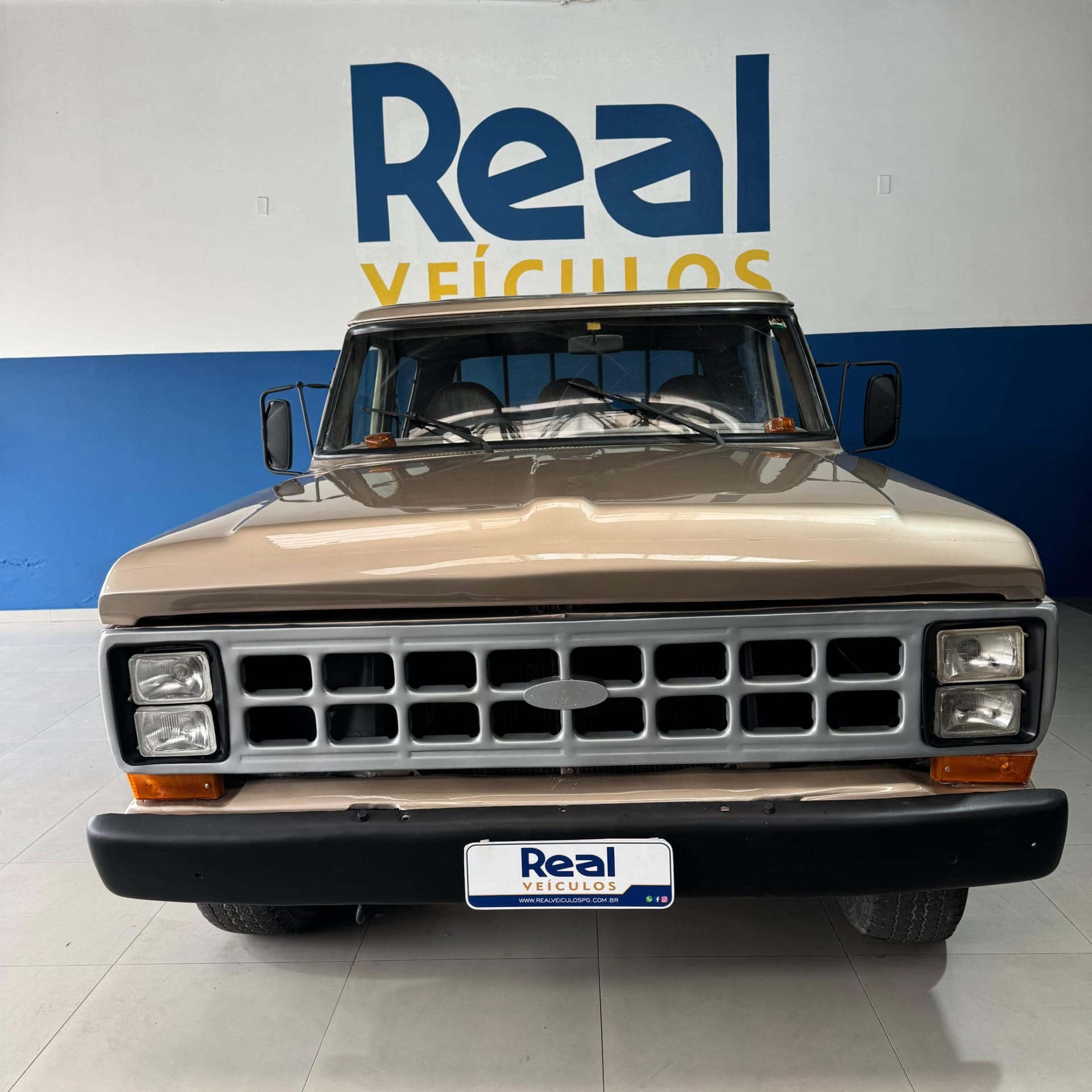 Ford F-1000 Super Diesel / Super Diesel Turbo na cor Marrom em Ponta Grossa / PR - 26170