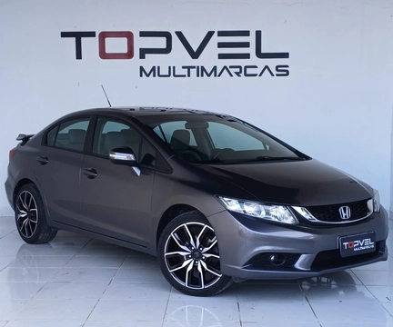 Honda Civic 2015 Cinza — foto 1 de 3