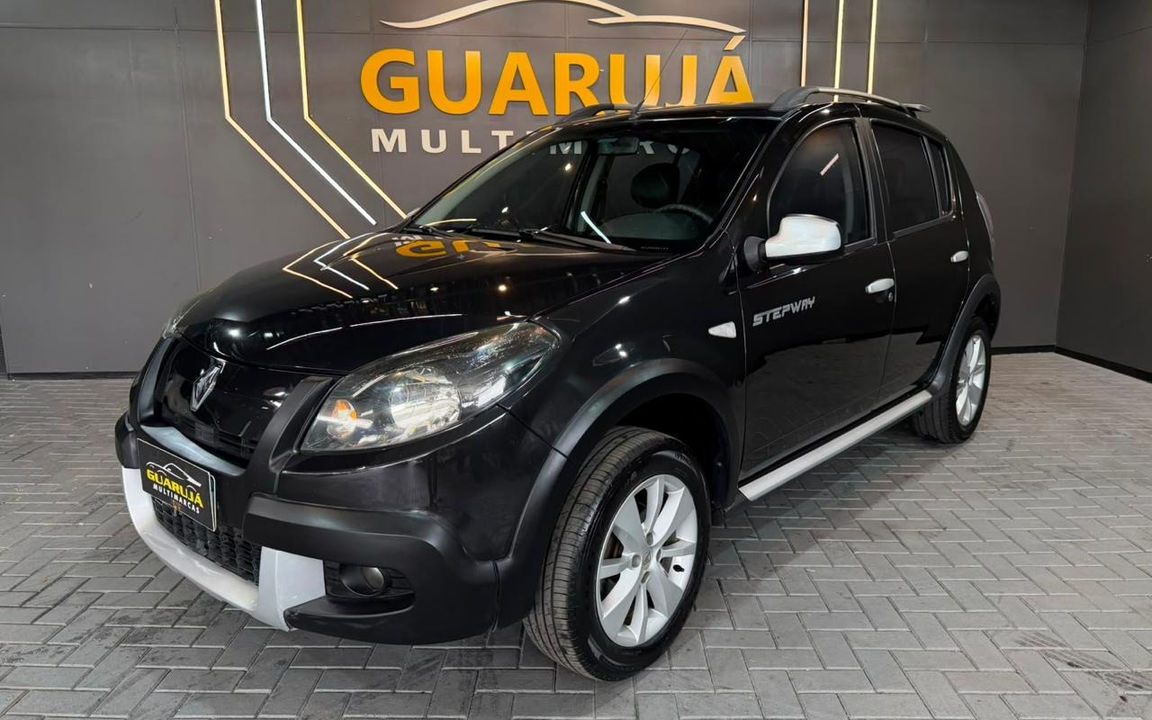Renault Sandero 2012 Preto — foto 1 de 3