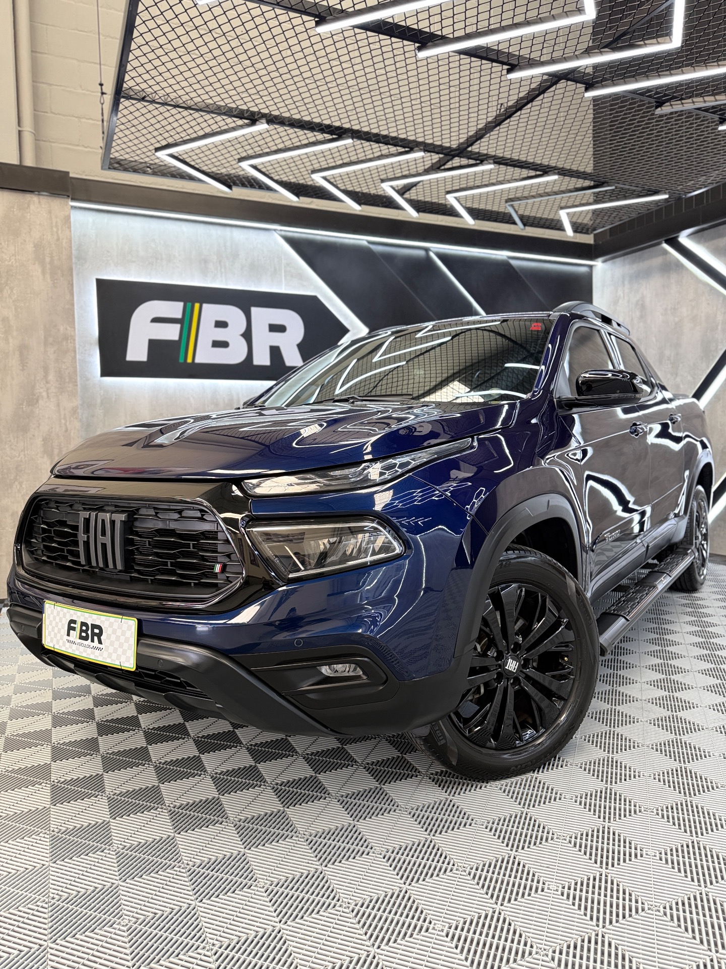 Fiat Toro Volcano 1.3 T270 4x2 Flex Aut. na cor Azul em São Mateus do Sul / PR - 2656