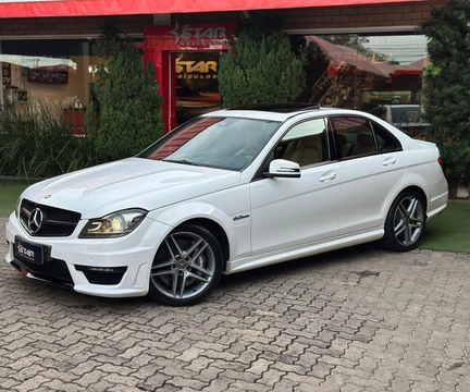 Mercedes-Benz C-63 AMG 6.2 V8 Aut. 2013 Branco — foto 1 de 3