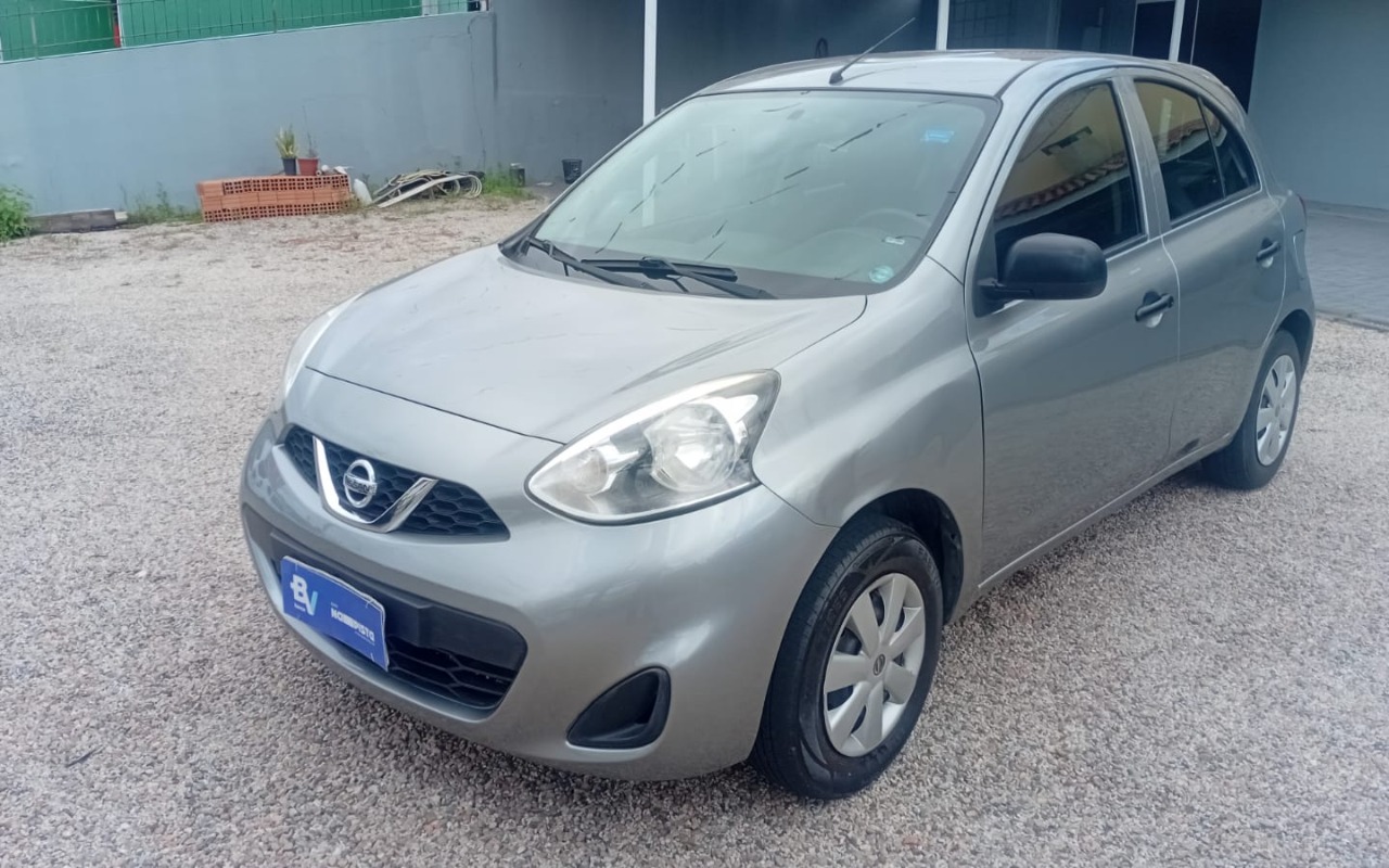 Nissan MARCH 1.0 12V Flex 5p 2016 Cinza — foto 1 de 3