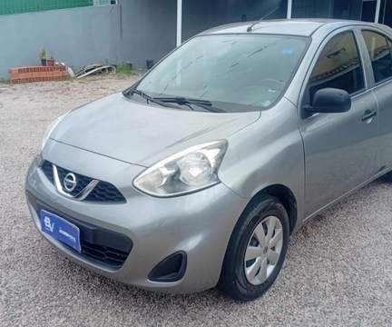 Nissan MARCH 1.0 12V Flex 5p 2016 Cinza — foto 1 de 3