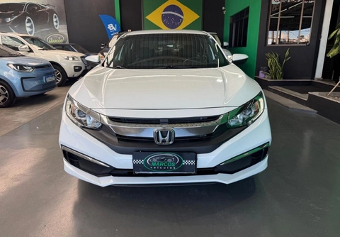 Honda Civic Sed LX 1.8 Aut 4p 2020 Branco — foto 1 de 3