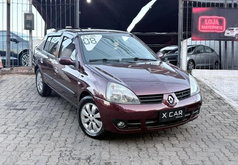 Renault Clio Hi-Flex 1.0 16V 3p 2008 Vermelho — foto 1 de 3