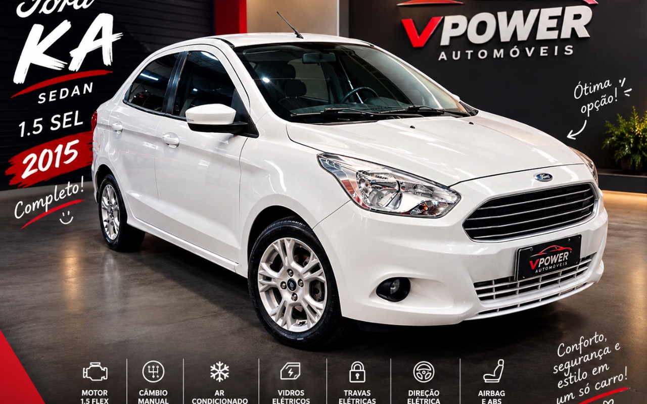 Ford Ka 2015 Branco — foto 1 de 3