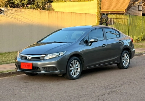 Honda Civic 2014 Cinza — foto 1 de 3