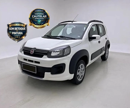 Fiat Uno WAY 1.3 Flex 8V 5p 2018 Branco — foto 1 de 3