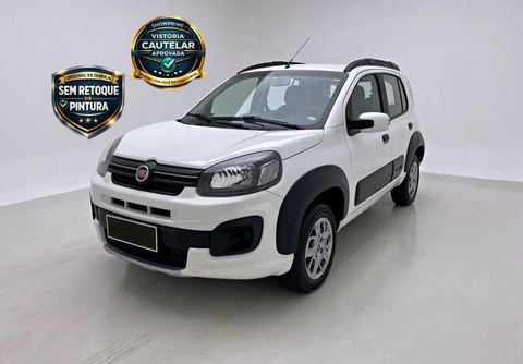 Fiat Uno WAY 1.3 Flex 8V 5p 2018 Branco — foto 1 de 3