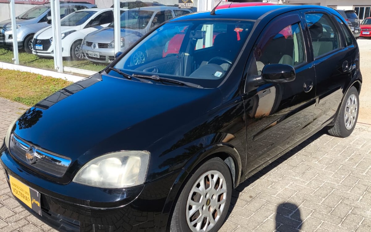 Chevrolet Corsa Hat. Maxx 1.4 8V ECONOFLEX 5p na cor Preto em Curitiba / PR - 2797687