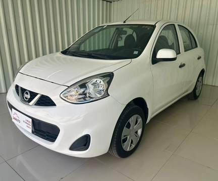 Nissan MARCH S 1.0 12V Flex 5p 2018 Branco — foto 1 de 3