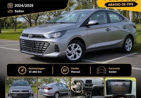 Hyundai HB20S 2025 Cinza — foto 1 de 3