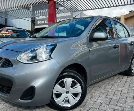 Nissan MARCH S 1.0 12V Flex 5p 2017 Cinza — foto 1 de 3