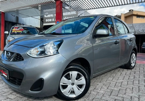 Nissan MARCH S 1.0 12V Flex 5p 2017 Cinza — foto 1 de 3