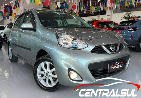 Nissan MARCH SV 1.0 12V Flex 5p 2019 Cinza — foto 1 de 3