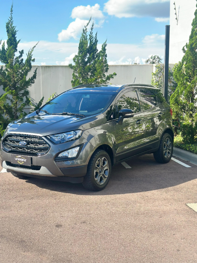 Ford EcoSport FREESTYLE 1.5 12V Flex 5p Mec. na cor Cinza em Ponta Grossa / PR - 2822