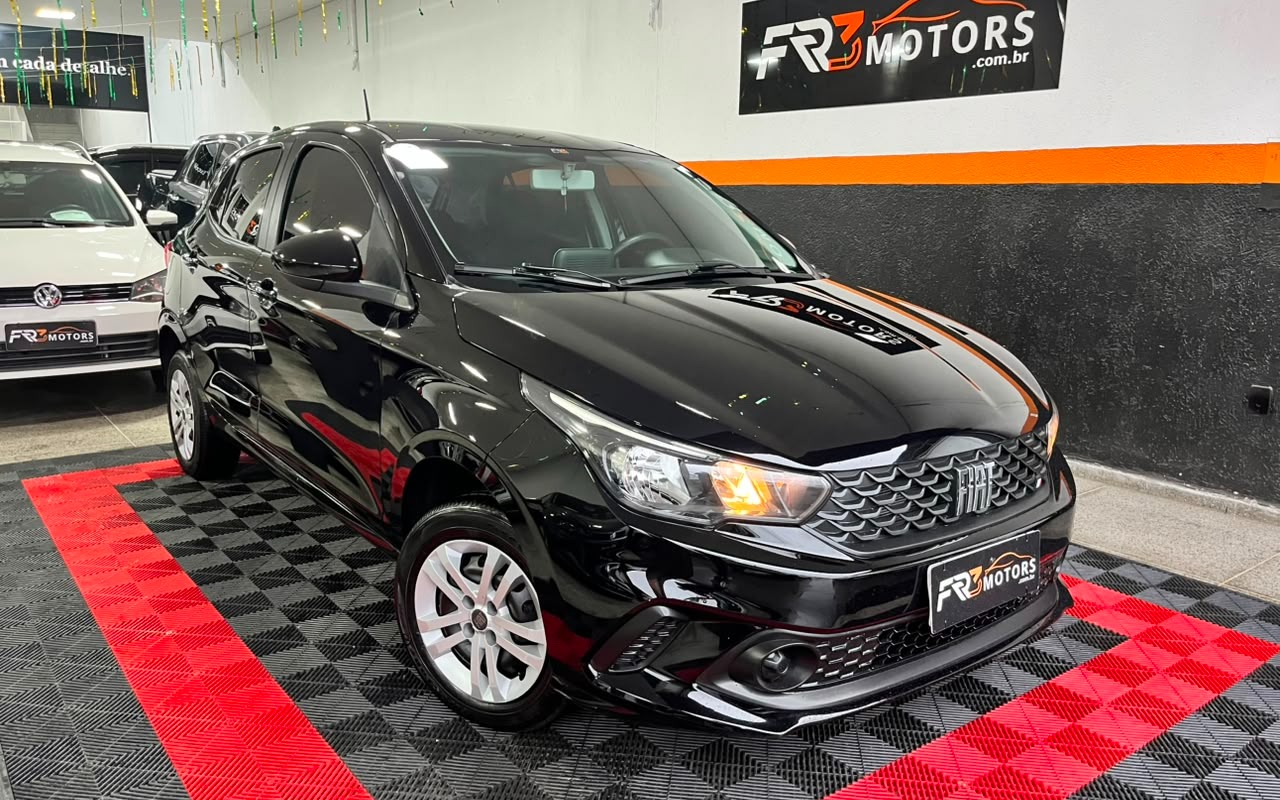 Fiat Argo DRIVE 1.0 6V Flex 2021 Cinza — foto 1 de 3