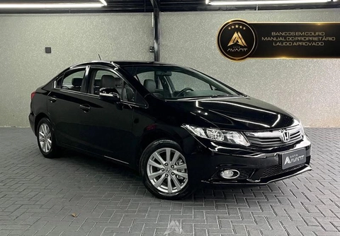 Honda Civic 2014 Preto — foto 1 de 3