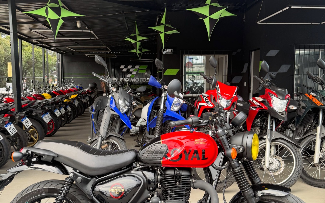 Royal Enfield Hunter 350 Dapper  na cor Vermelho em Curitiba / PR - 2912420