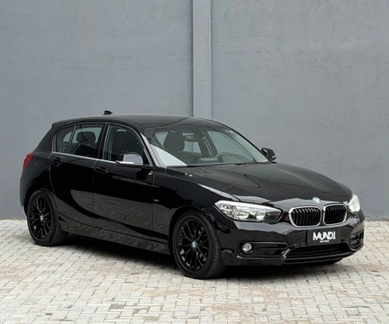 BMW 120i 2016 Preto — foto 1 de 3