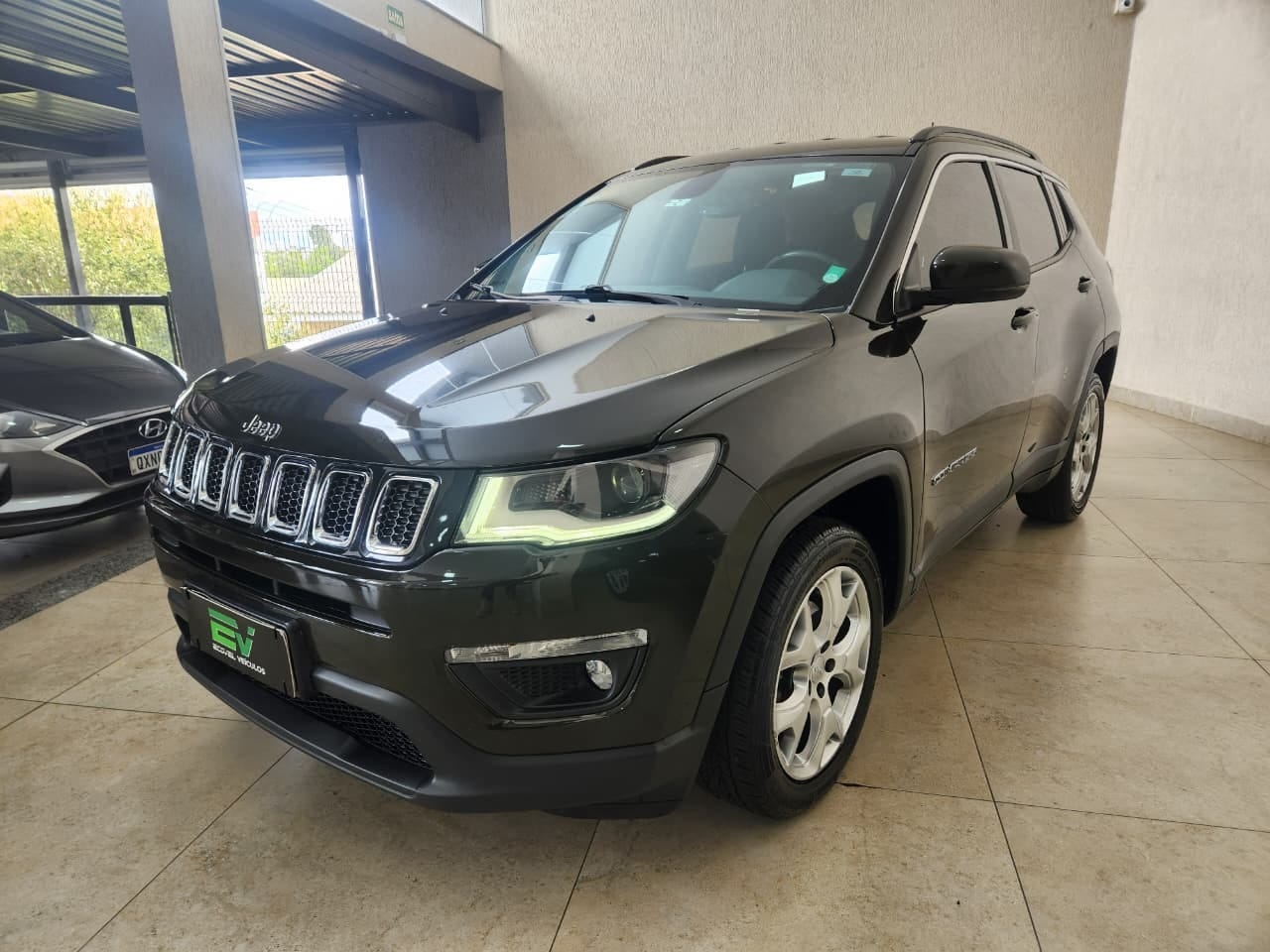 Jeep Compass LONG. T270 1.3 TB 4x2 Flex Aut. na cor Verde em Ponta Grossa / PR - 29714