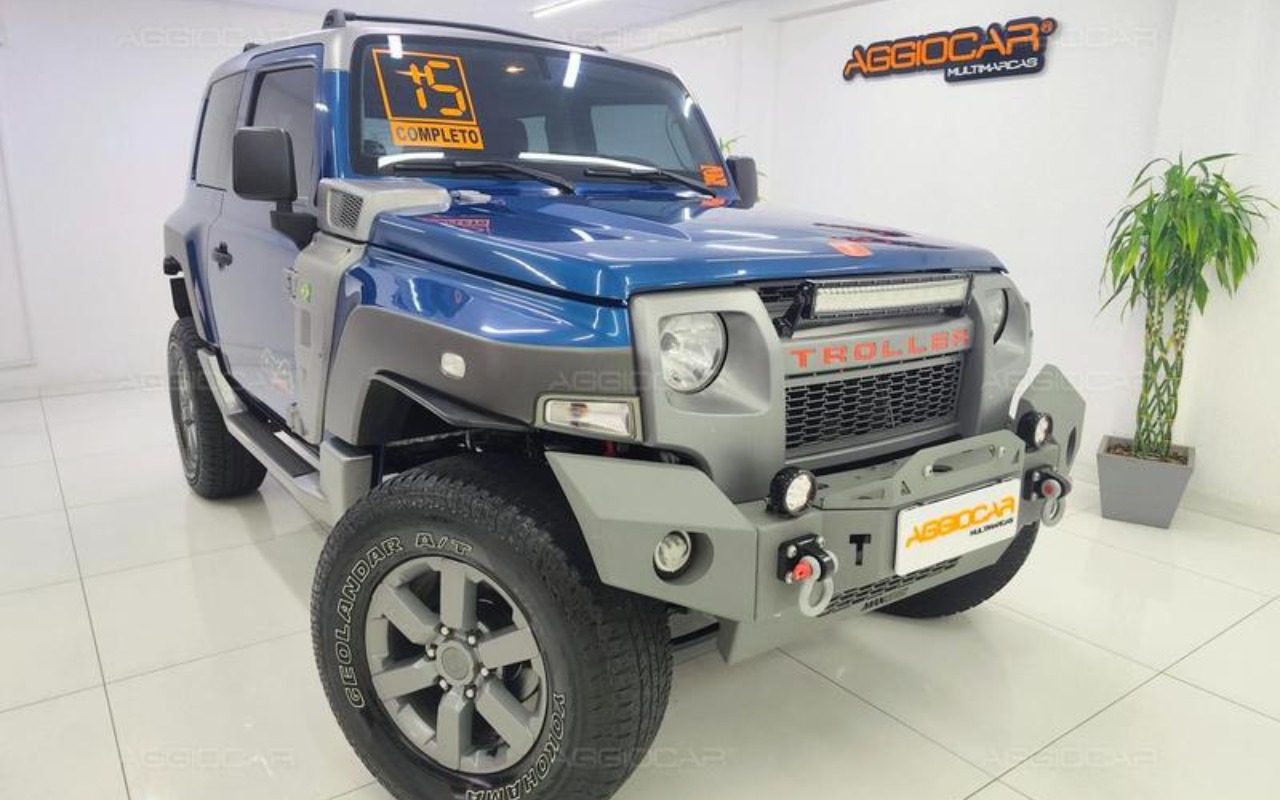 Troller T-4 3.2 20V 4x4 Tdi Cap. Rígida Diesel na cor Azul em Campo Largo / PR - 2975758