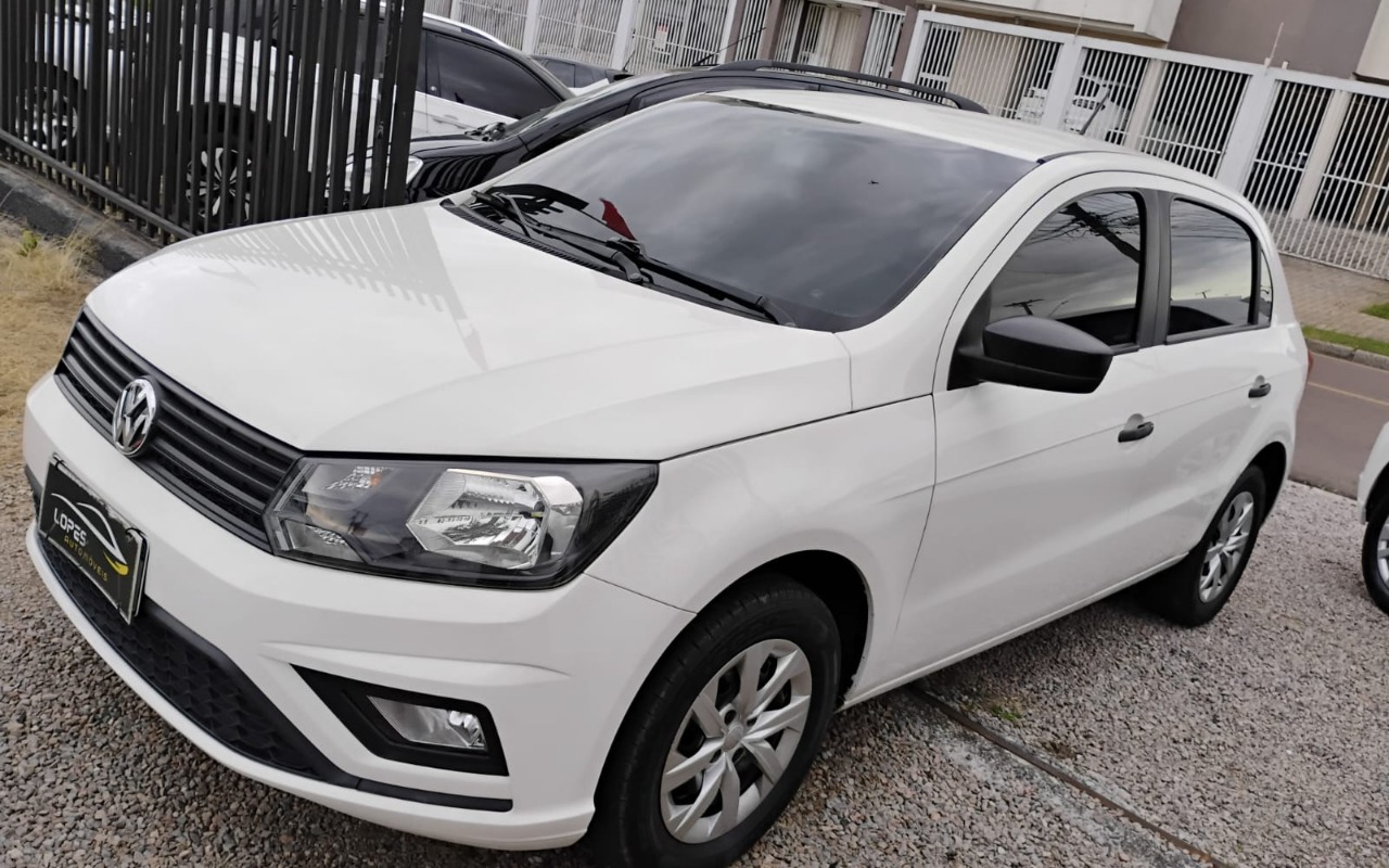 Volkswagen Gol 1.0 Flex 12V 5p 2021 Branco — foto 1 de 3