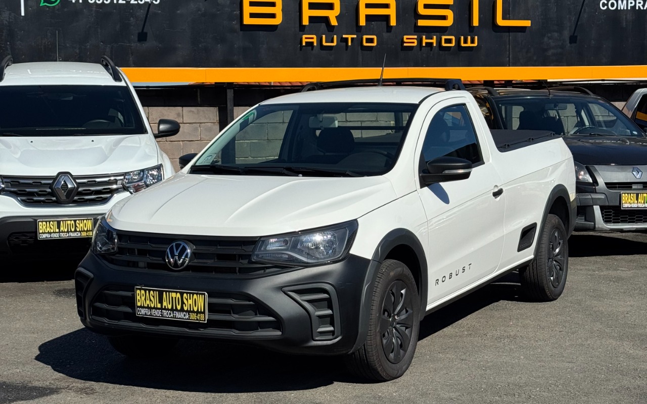 Volkswagen Saveiro Robust 1.6 Total Flex 16V na cor Branco em Colombo / PR - 3043274