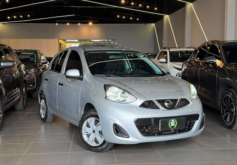 Nissan MARCH 1.0 16V Flex Fuel 5p 2017 Prata — foto 1 de 3