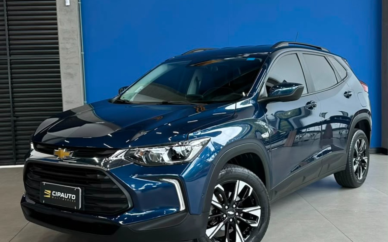 Chevrolet Tracker LTZ 1.0 Turbo 12V Flex Aut. na cor Azul em Ponta Grossa / PR - 3059239