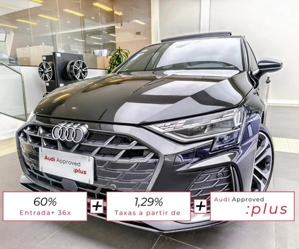 Audi A3 2025 Preto — foto 1 de 3