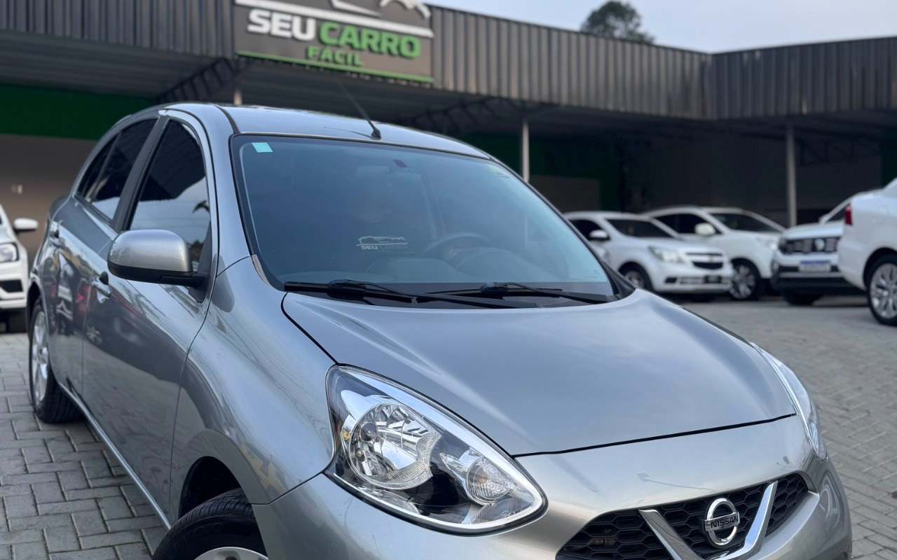 Nissan MARCH SV 1.0 12V Flex 5p 2019 Cinza — foto 1 de 3