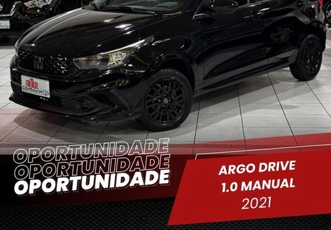 Fiat Argo DRIVE 1.0 6V Flex 2021 Preto — foto 1 de 3