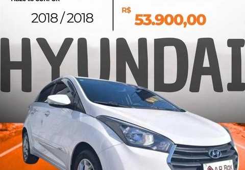 Hyundai HB20 2018 Branco — foto 1 de 3