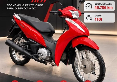 Honda BIZ 110i 2018 Vermelho — foto 1 de 3