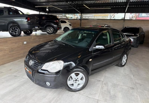 Volkswagen Polo Sedan 1.6 Mi 101cv 8V 4p 2008 Preto — foto 1 de 3