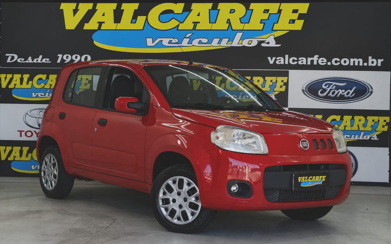 Fiat Uno VIVACE Celeb. 1.0 EVO F.Flex 8V 5p na cor Vermelho em Campinas / SP - 3152065