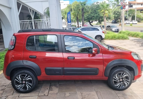 Fiat Uno WAY 1.3 Flex 8V 5p 2017 Vermelho — foto 1 de 3