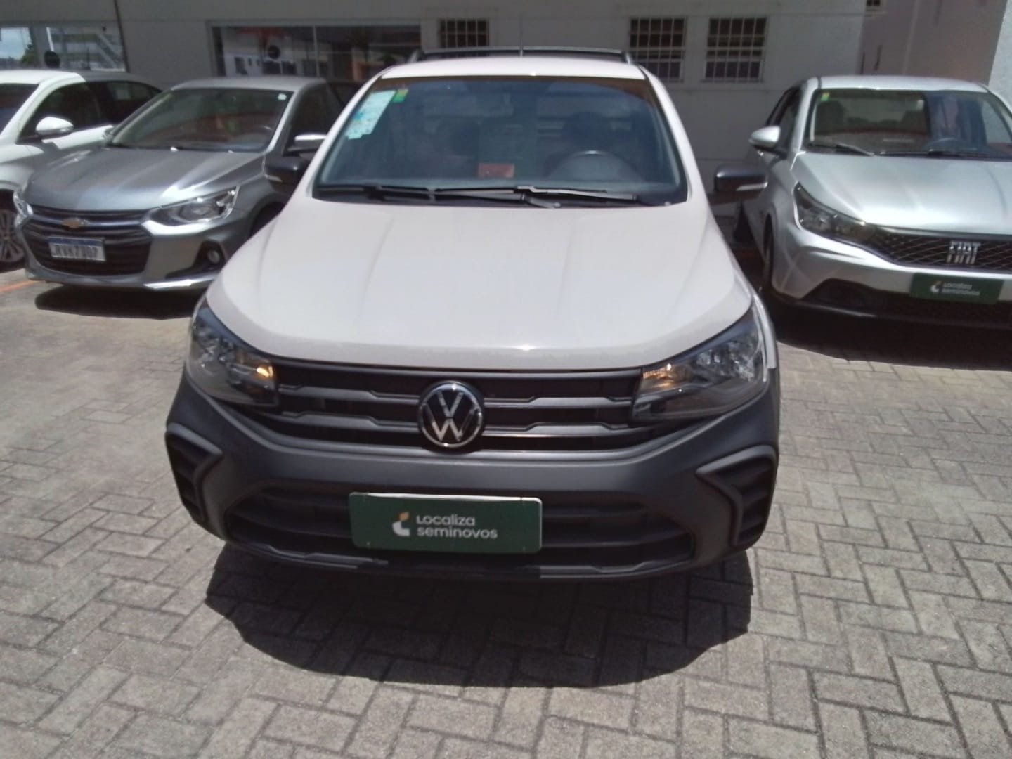 Volkswagen Saveiro Trendline 1.6 T.Flex 8V CE na cor Branco em Criciúma / SC - 31756