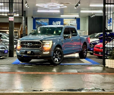 Ford F-150 Platinum 4x4 5.0 V8 2023 Cinza — foto 1 de 3