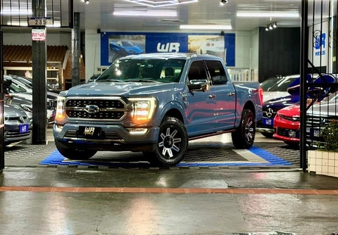 Ford F-150 Platinum 4x4 5.0 V8 2023 Cinza — foto 1 de 3