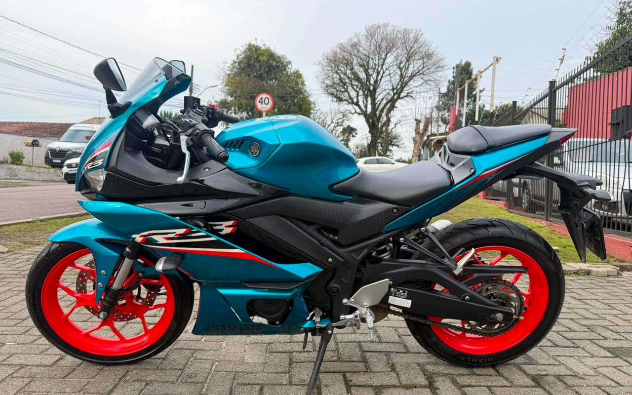 YAMAHA YZF R-3 321/ABS 2022 Azul — foto 1 de 3