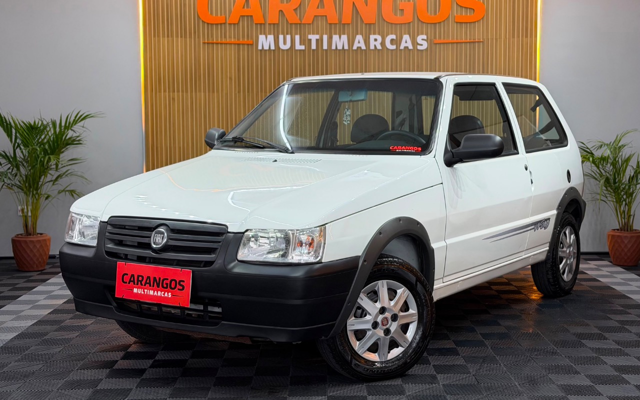 Fiat Uno Mille 1.0 Fire/ F.Flex/ ECONOMY 2p na cor Branco em Campina Grande do Sul / PR - 3199622