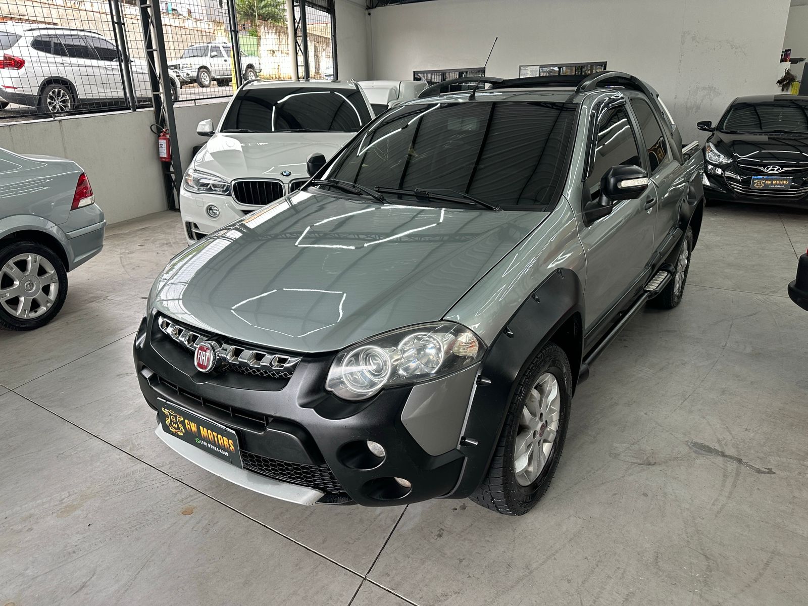 Fiat Strada Adventure1.8/ 1.8 LOCKER Flex CD na cor Cinza em Campinas / SP - 3204
