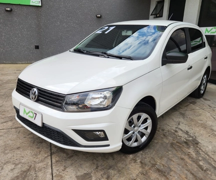 Volkswagen Gol 1.0 Flex 12V 5p 2021 Branco — foto 1 de 3