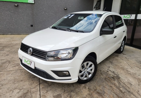 Volkswagen Gol 1.0 Flex 12V 5p 2021 Branco — foto 1 de 3